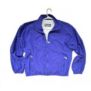 Kaelin VTG Royal Blue Lined Windbreaker - M